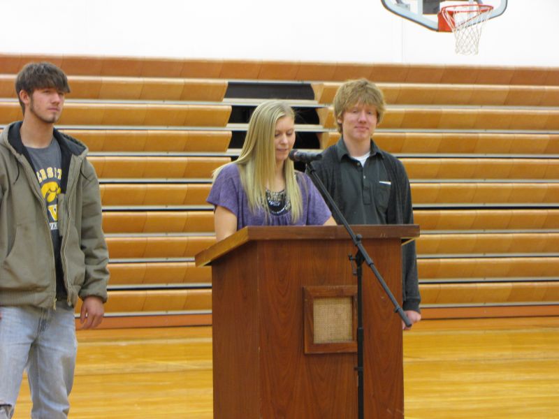 Treynor CSD Veterans Assembly Held at High School