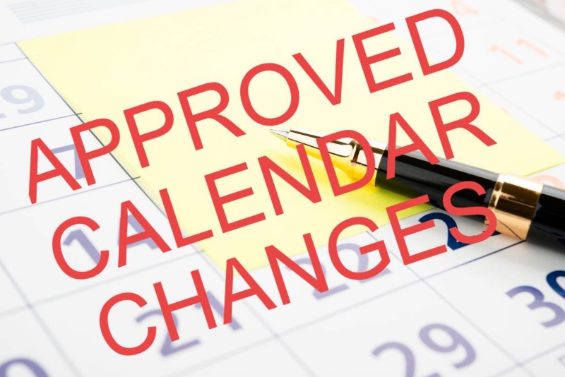 Treynor CSD Calendar Changes