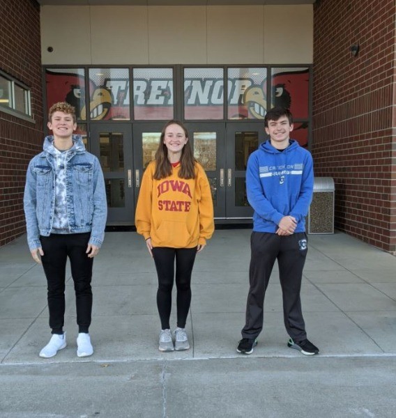 Treynor CSD December Students of the Month