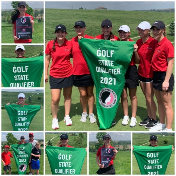 Treynor CSD Girls Golf Qualify For State