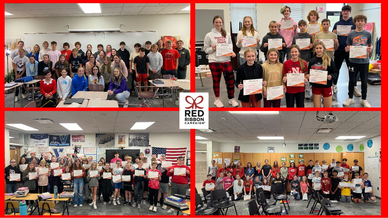 Treynor CSD Red Ribbon Week Recap